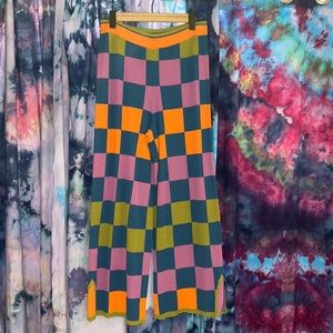 NWOT Checkerboard Pant: Tide Check - Backbeat